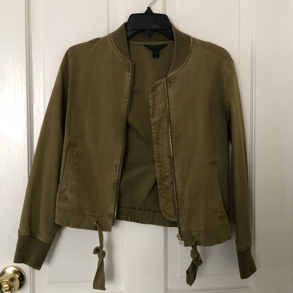 JCREW OLIVE GREEN JACKET